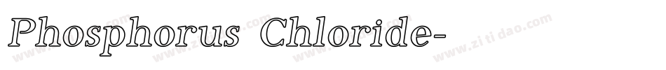 Phosphorus Chloride字体转换